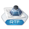 MS Word RTF Icon 96x96 png